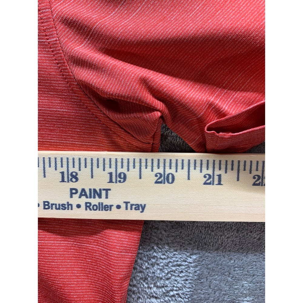 Under Armour HeatGear Polo Sport Shirt Athletic Golf Loose Fit Red Casual Small - Picture 3 of 6